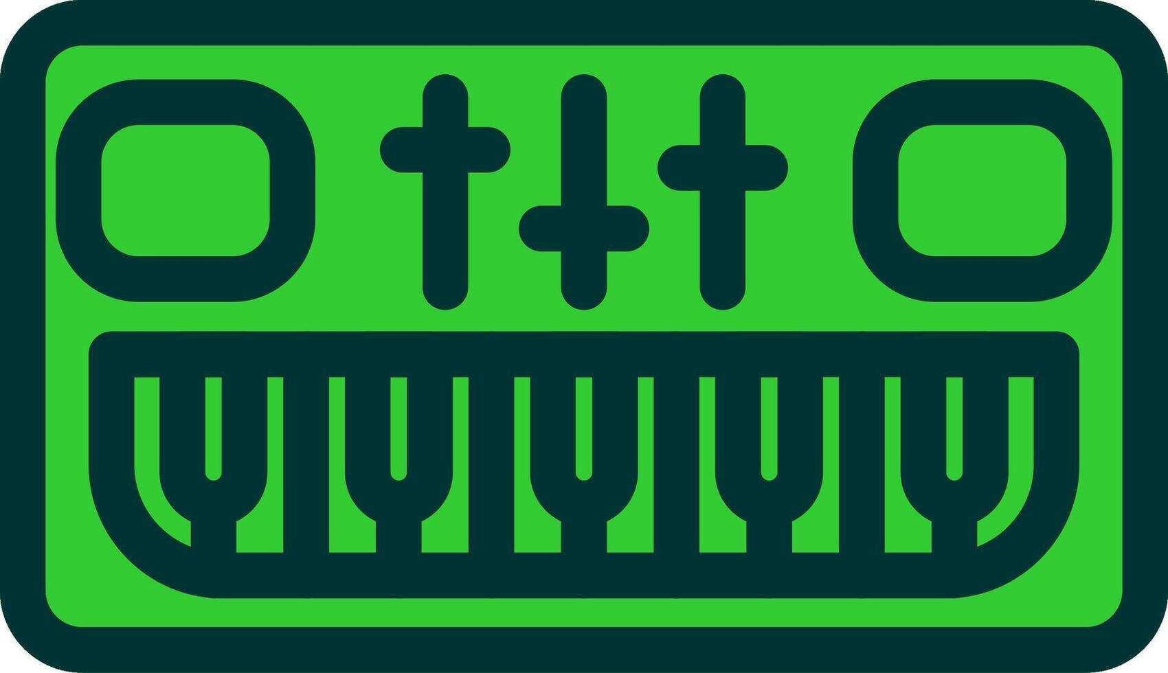 Keyboard Colorful Icon Style vector