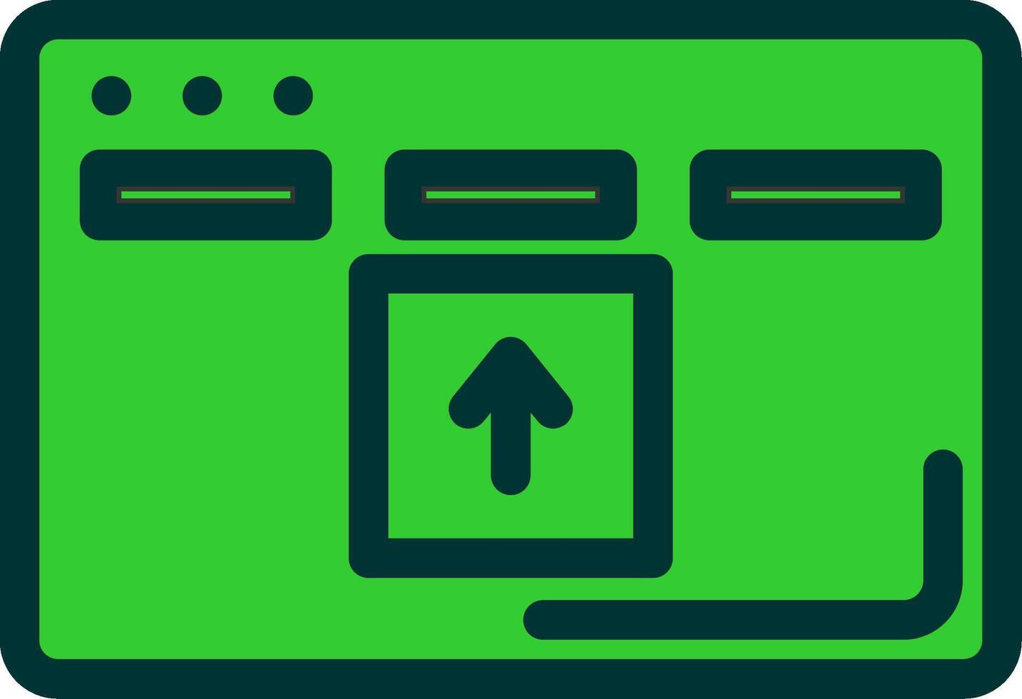 Drag And Drop Colorful Icon Style vector