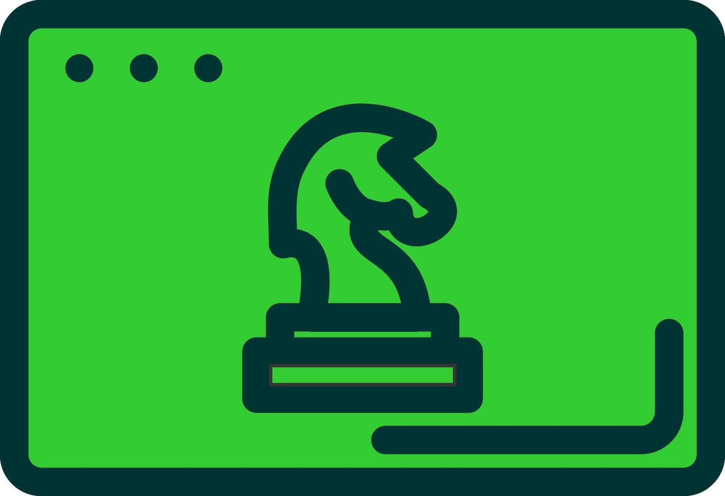 Chess Colorful Icon Style vector