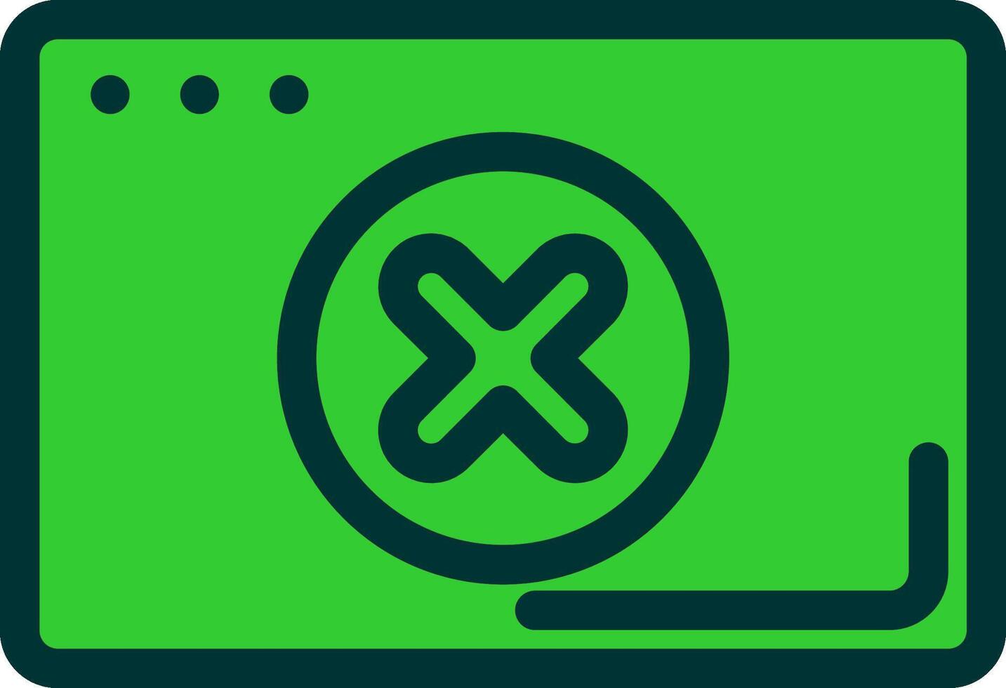 Error Colorful Icon Style vector