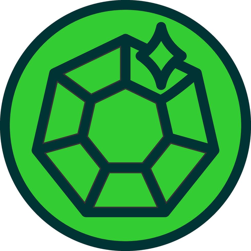 Diamond Colorful Icon Style vector