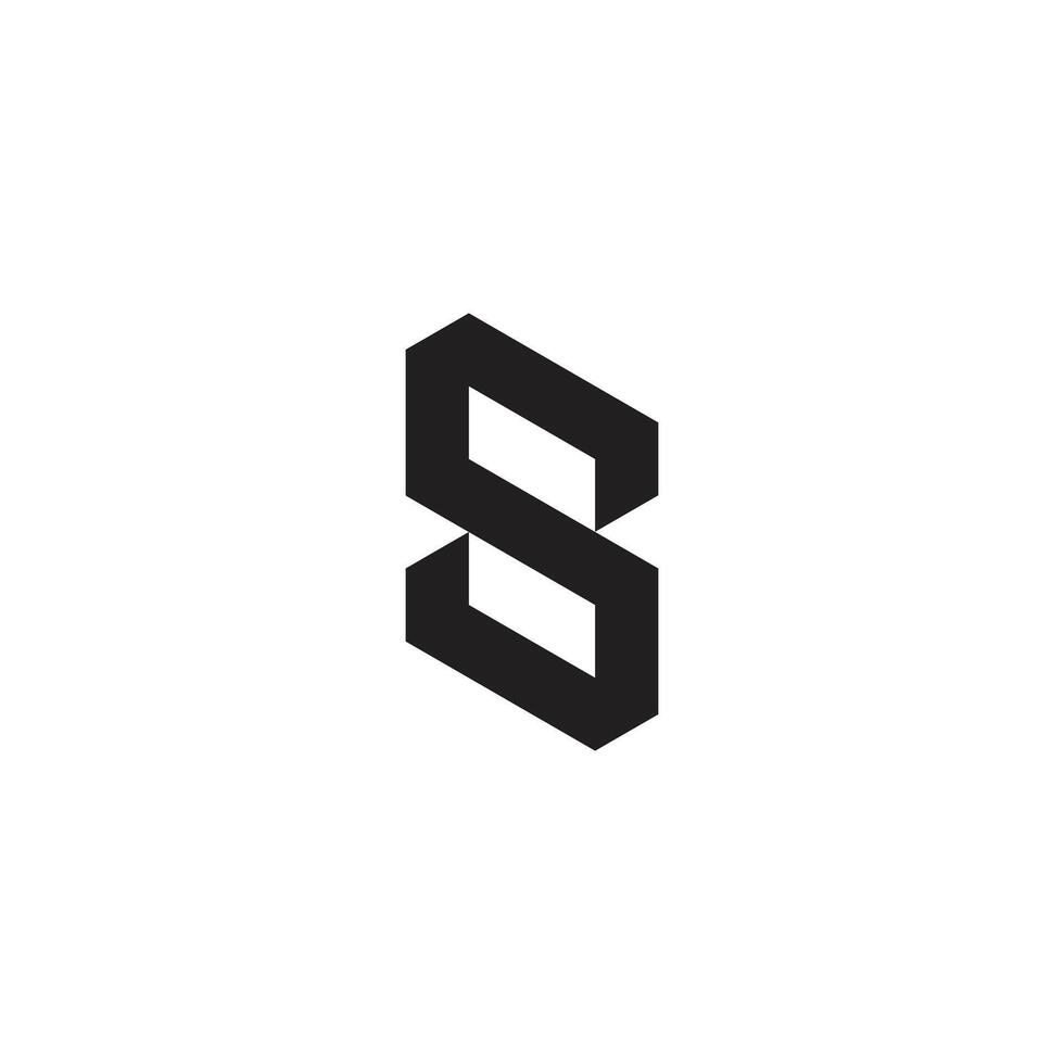 Abstract BS or SB logo and icon designs. vector