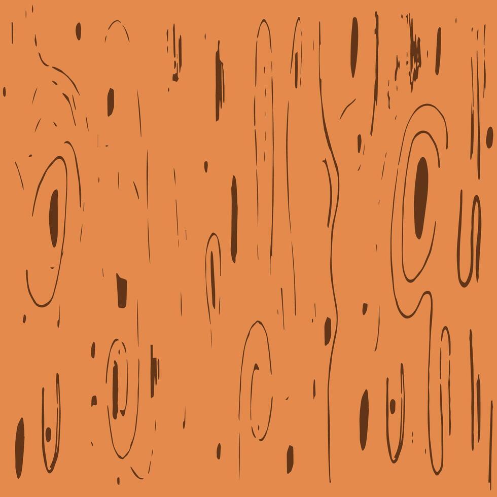 Wood texture in hand-drawn style. vector