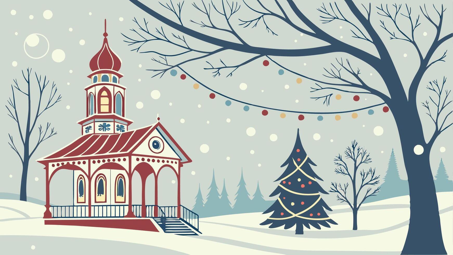 Winter. christmas background with snow. bokeh. copy space. High quality photo vector