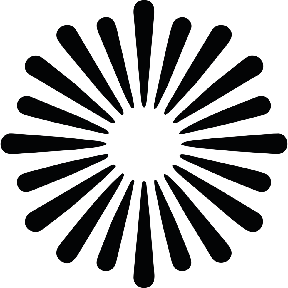 sunburst icon on a transparent background png