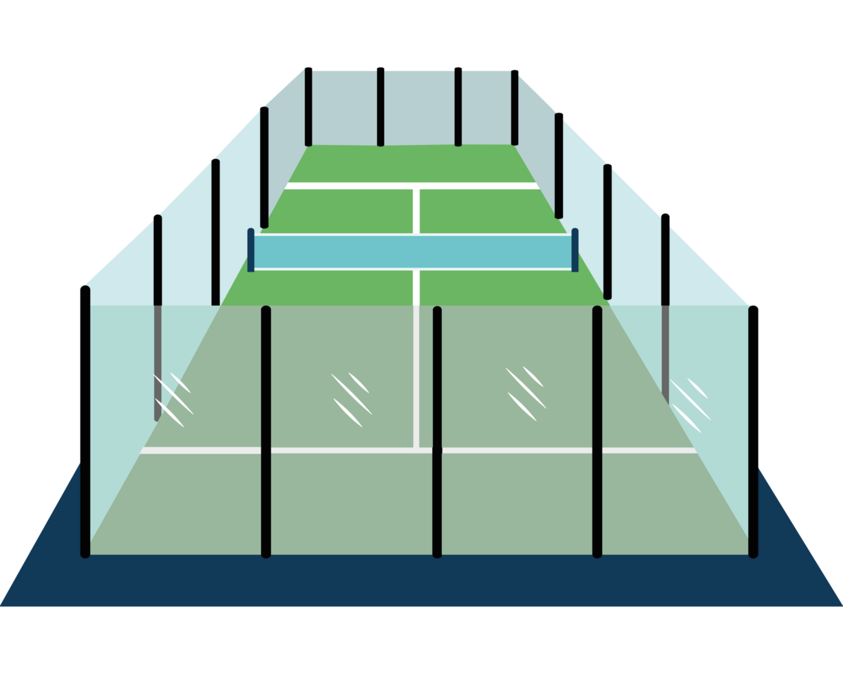 padel court synthetic png