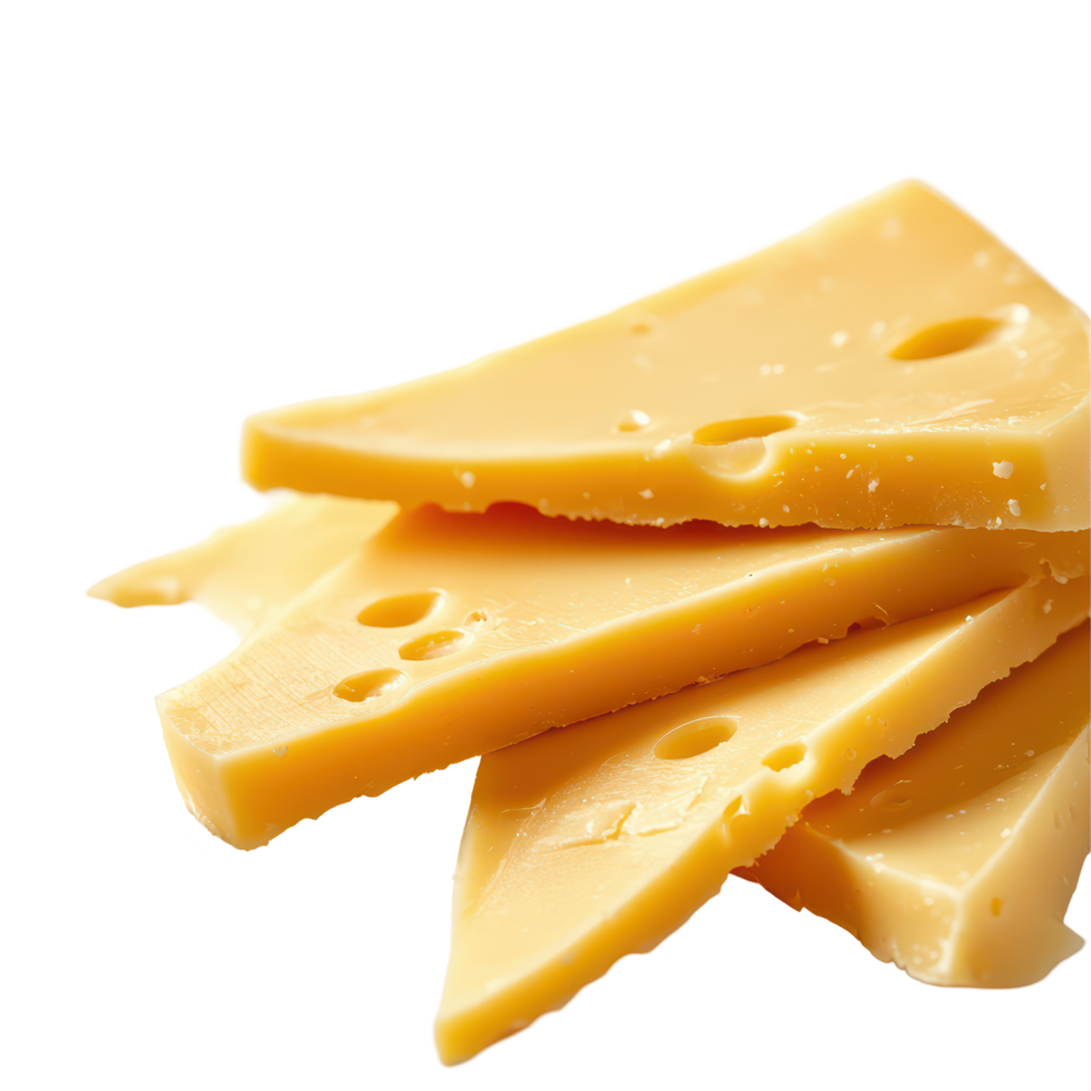 Artisanal cheese slices on a measuring device showcasing precise dimensions for culinary use, Artisanal Cheese Slices on a Measuring Device, transparent background. png