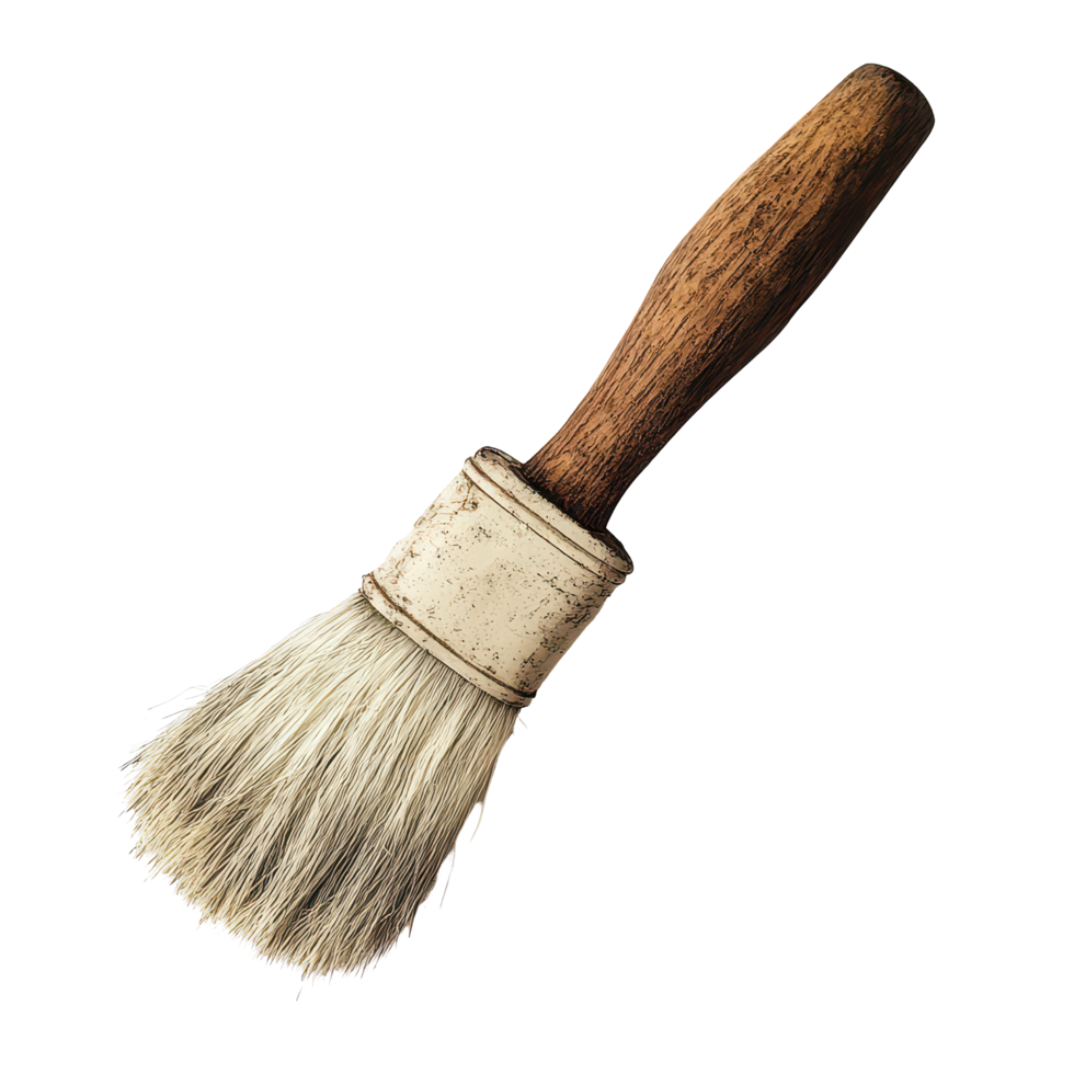 Craft a beautiful texture with a charming brush on a transparent background showcasing its intricate details, A Brush with Sweeping Charm, transparent background. png