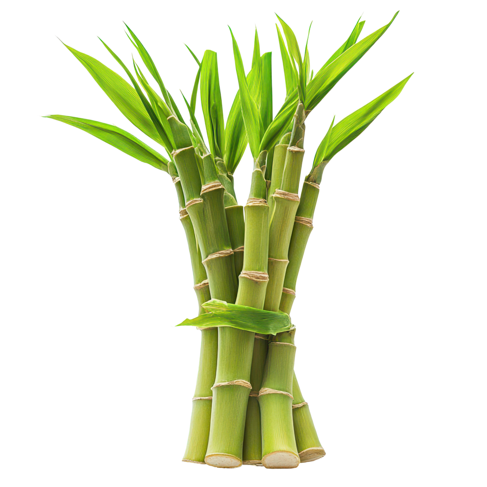 Fresh bamboo sprouts sliced and presented on a clean transparent background highlighting their natural texture and color, Bamboo Sprouts slice isolated on transparent background png