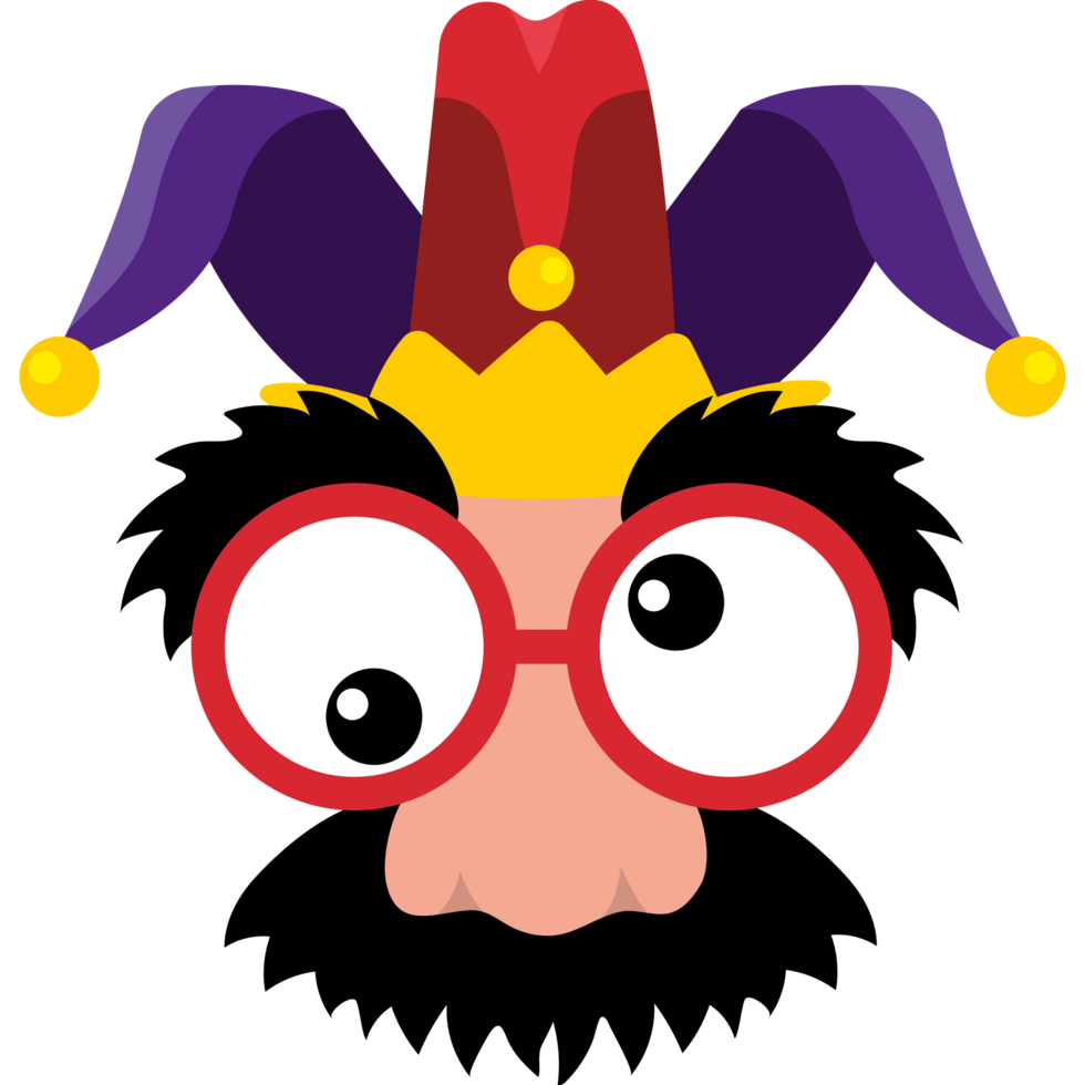 fools day funny mask png