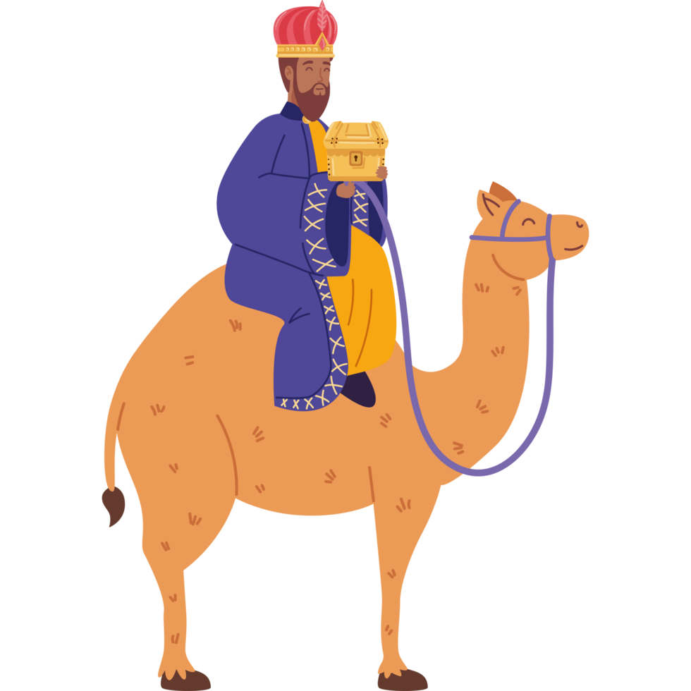 epiphany wise king and camel png
