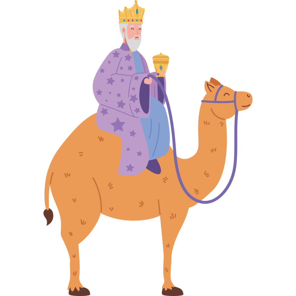 epiphany wise king on camel png