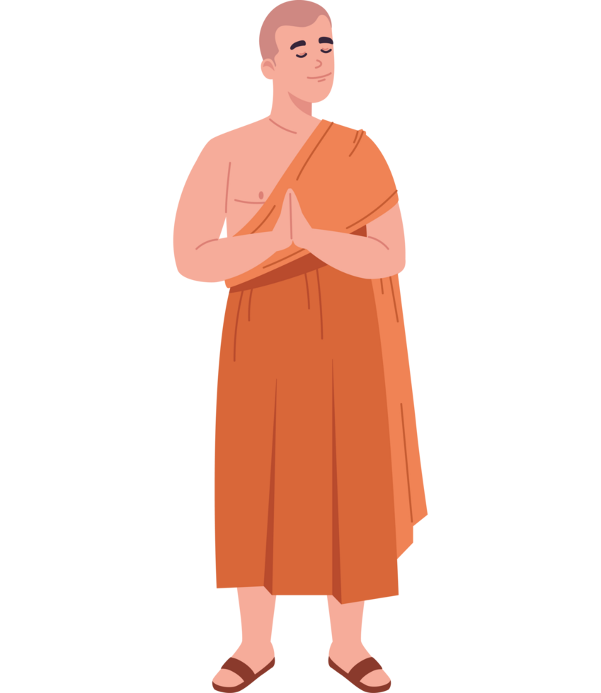 buddhist monk man png