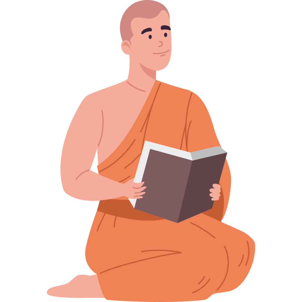 buddhist monk pray png