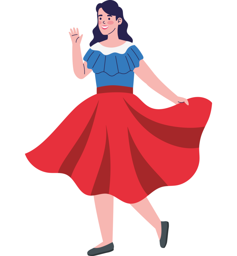 chile woman character png