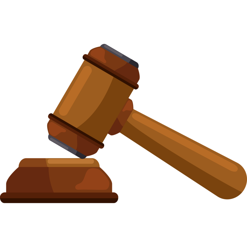 judge wooden gavel png