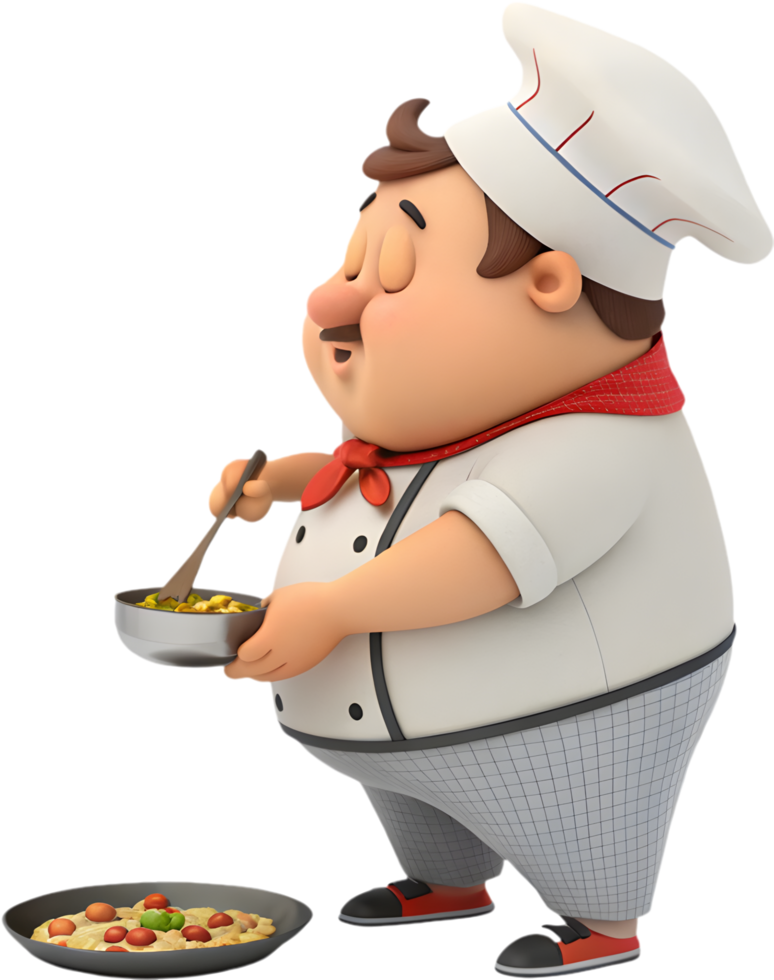 Charming Cartoon Man for Illustrating Joyful Everyday Moments. . png