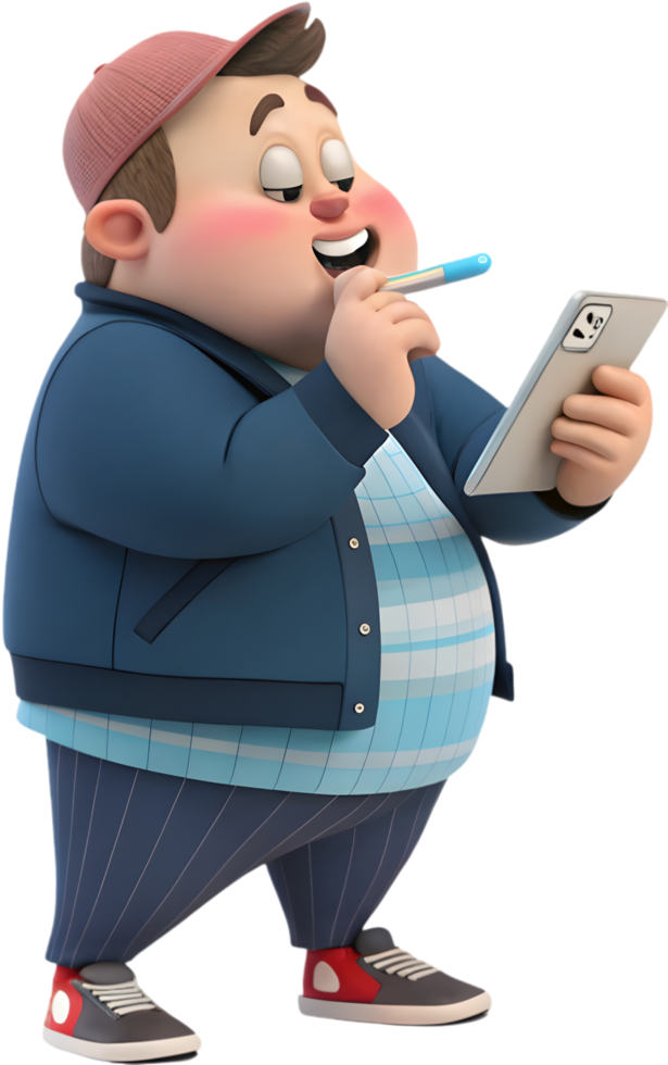 Creative Cartoon Man Character for Fun, Cheerful Projects. . png