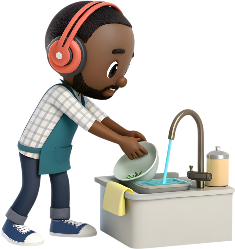 Whimsical Cartoon Man Character for All Fun Activities. . png