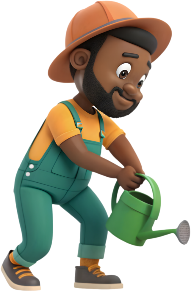 Playful Cartoon Man Character for Fun, Personal Projects. . png
