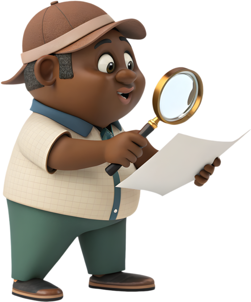 Adorable Cartoon Character Makes Workplace Challenges Enjoyably Playful. . png
