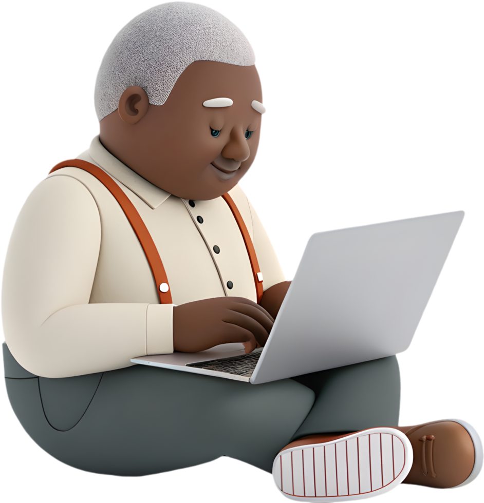Lively Cartoon Character Turns Workplace Tasks Into Fun Projects. . png