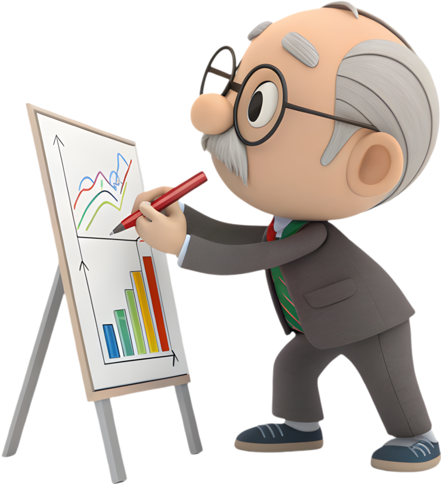 Charming Cartoon Character Tackles Workplace Challenges with Playful Productivity. . png