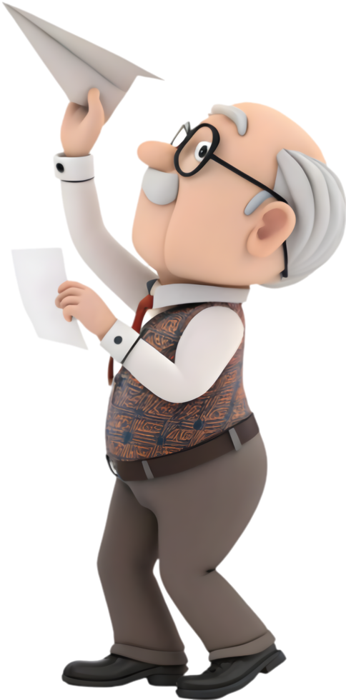 Cute Cartoon Character Turns Workplace Tasks Into Playful Adventures. . png