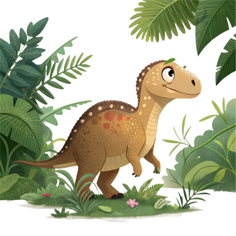 Playful Minmi Dinosaur Adds Prehistoric Charm to Every Design. . png