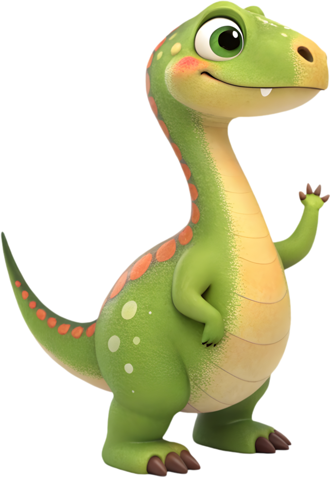 Cute Minmi Dinosaur Charms with Prehistoric Energy and Joy. . png