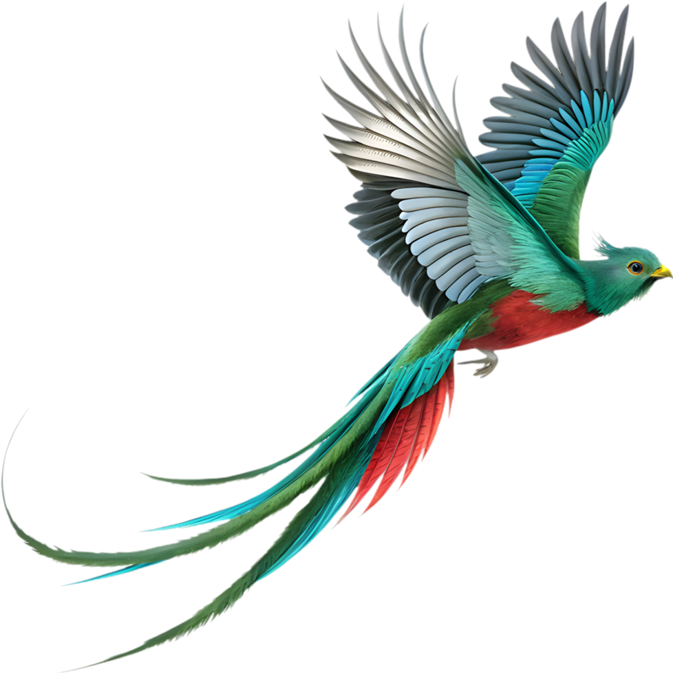 Brilliant Resplendent Quetzal Spreads Majestic Beauty Everywhere. . png