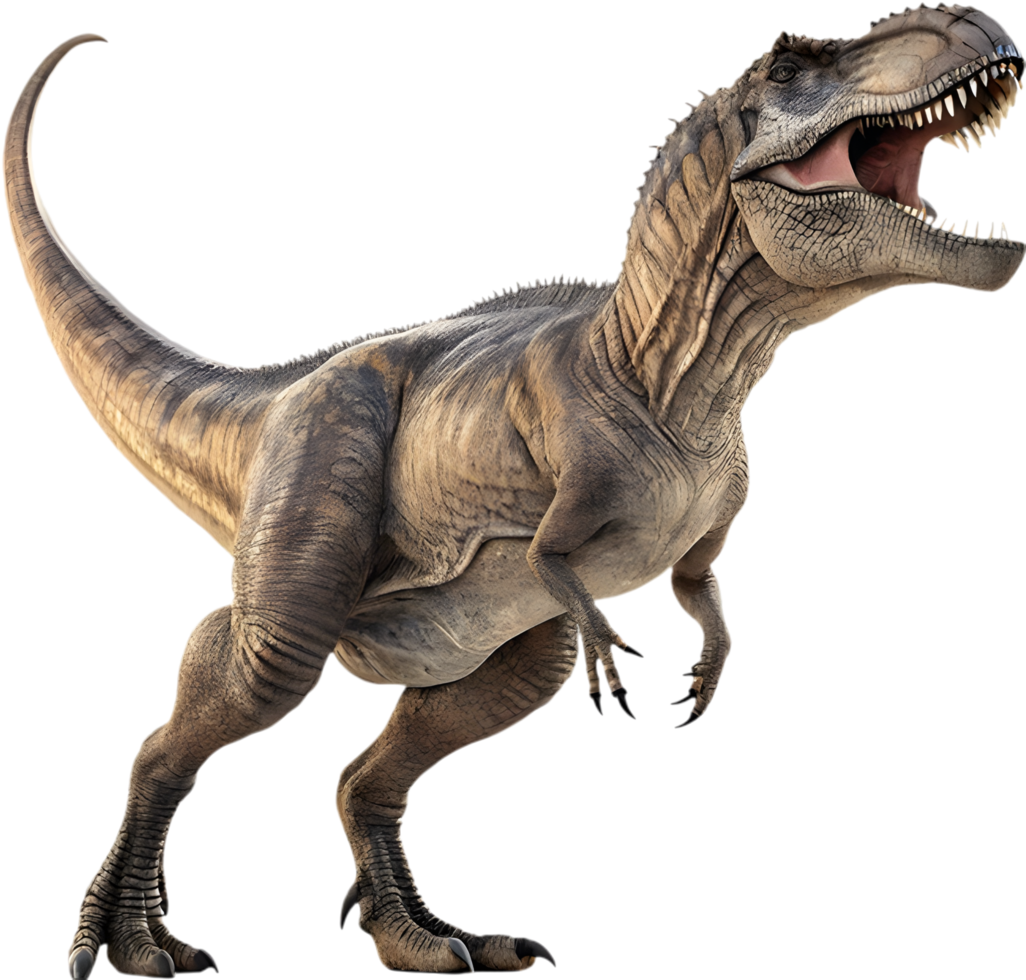 Prehistoric Tyrannosaurus Rex Clipart Showcases Majestic Power and Charm. . png