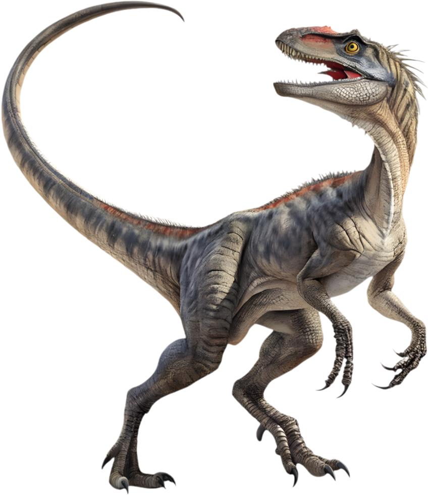 Velociraptor Clipart Inspires Fun and Festivity with Prehistoric Charm. . png