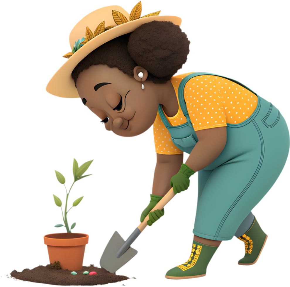 Cartoon Woman Clipart Captures Fun, Everyday Moments Delightfully. . png