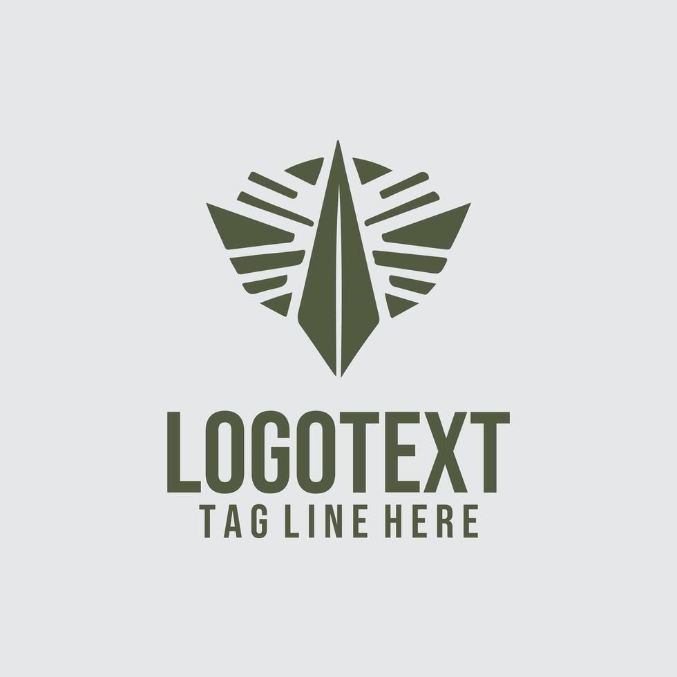Cloud Glide Paper Plane Logo vector