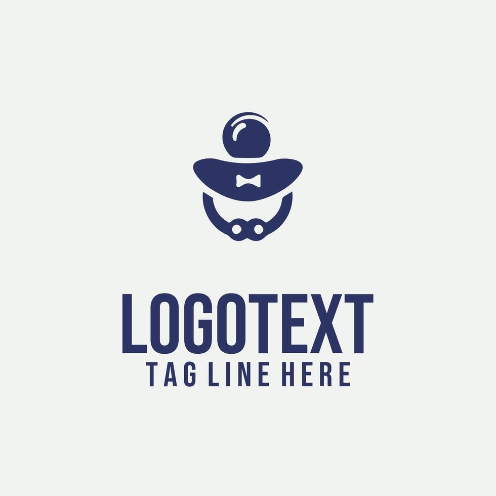 A logo for a company that is called 'the hat' vector