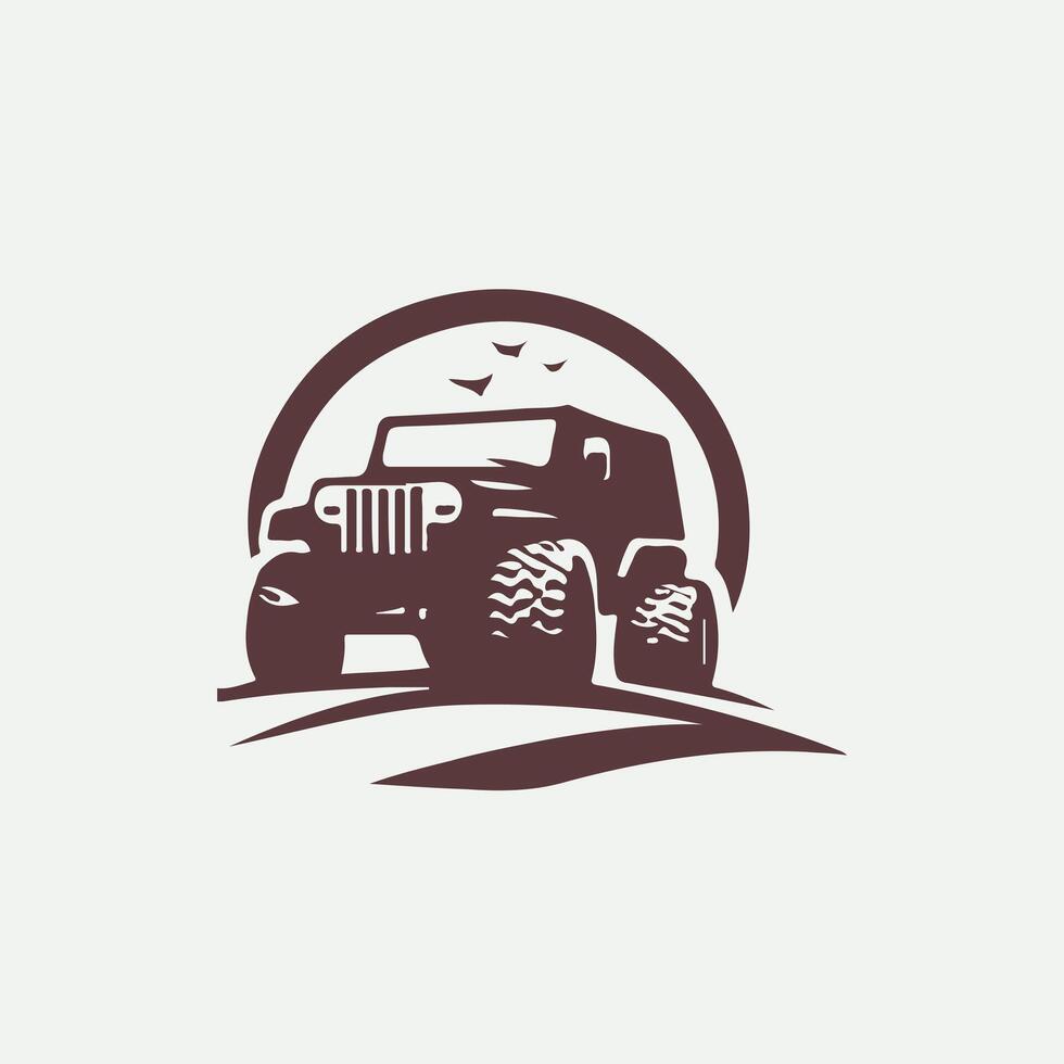 Offroad Xplorer 4x4 off road vehicle vector
