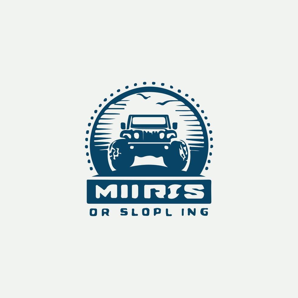 Urban Swift 4x4 of road vehicle vector