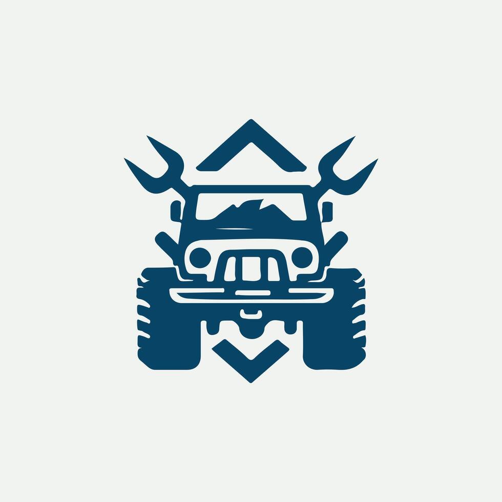 Horizon Runner 4x4 of road vehicle vector