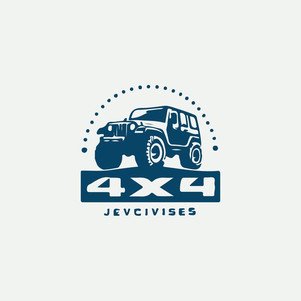 Horizon Runner 4x4 of road vehicle vector