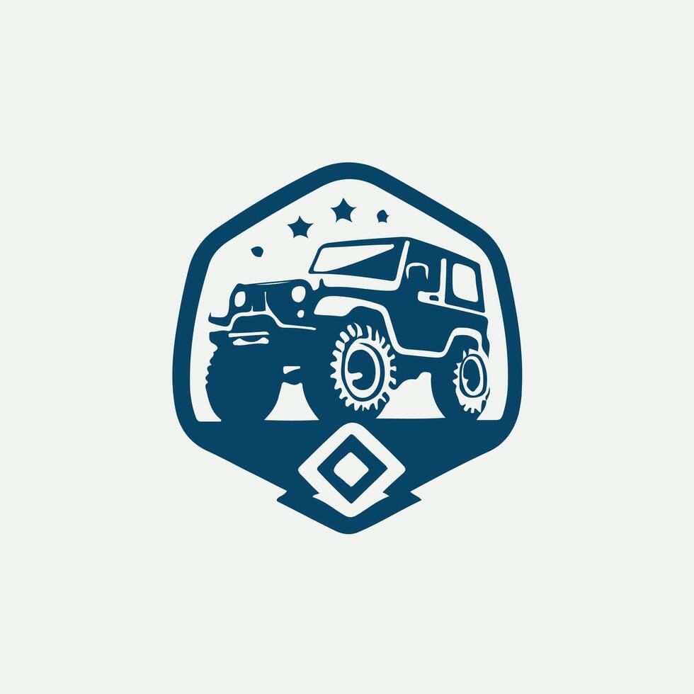 Apex Drive 4x4 of road vehicle vector
