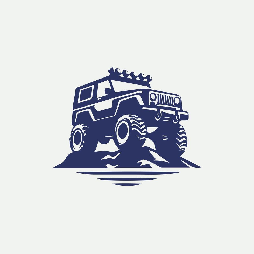 Apex Drive 4x4 of road vehicle vector