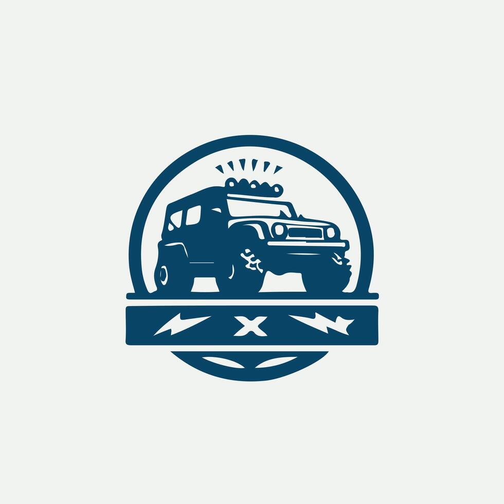 Swift Ride 4x4 of road vehicle vector