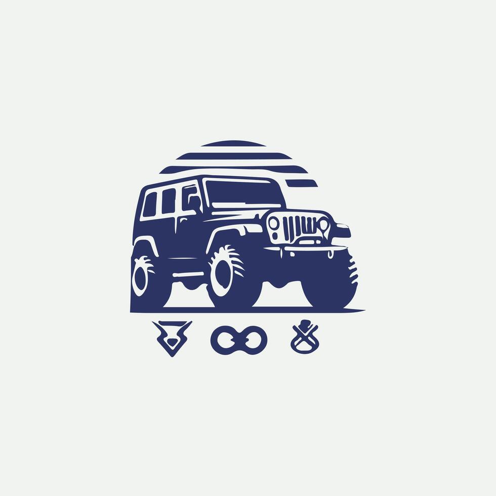 Velocity X 4x4 of road vehicle vector