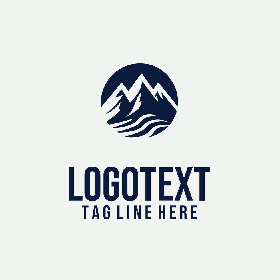 The Summit Club Mountain Logo vector