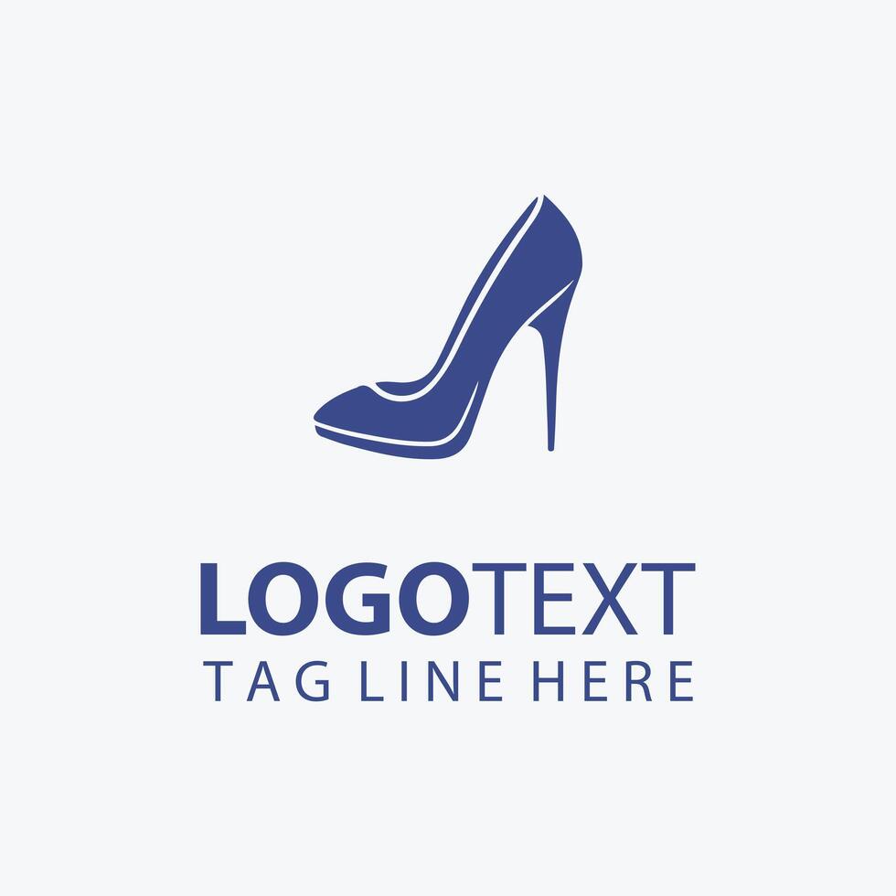 Glittering Stride Heels Logo vector