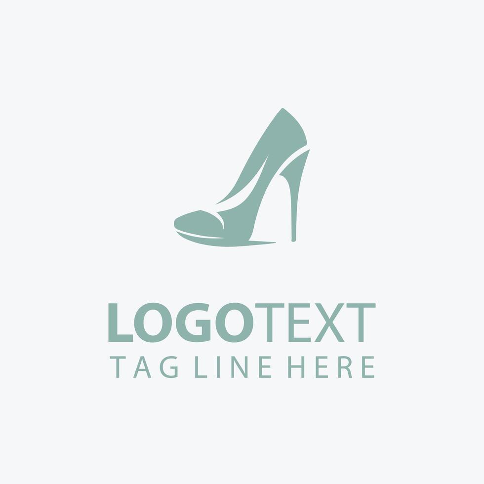Glittering Stride Heels Logo vector