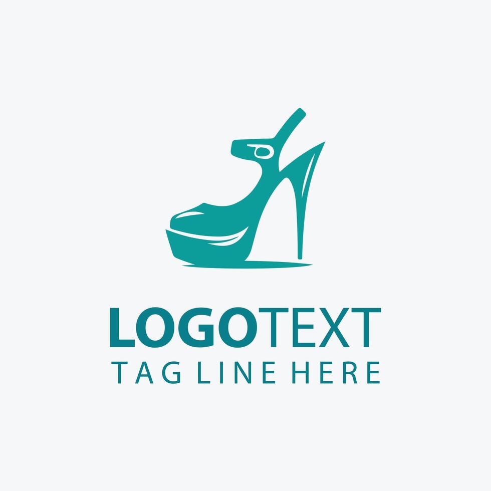 Sparkle Stiletto Heels Logo vector