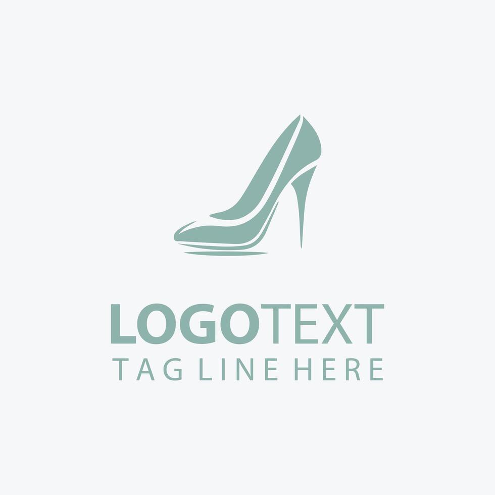 Sparkle Stiletto Heels Logo vector