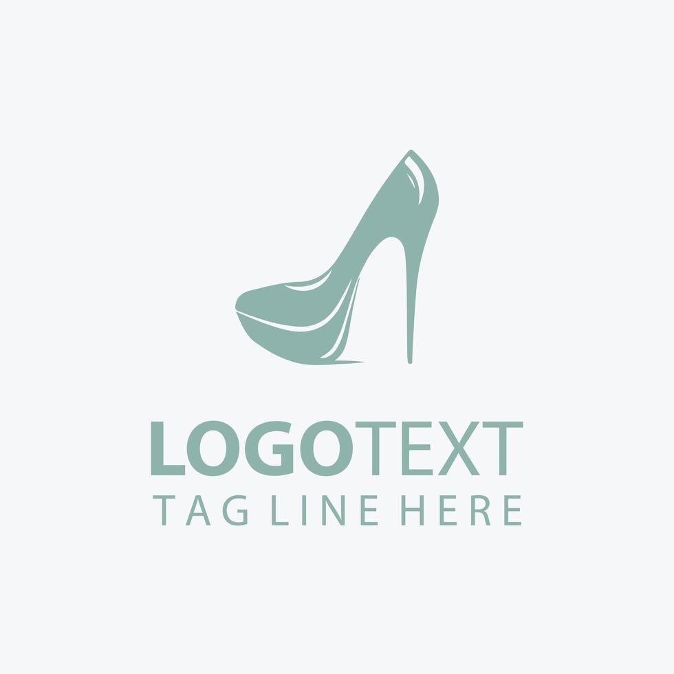 Glittering Stride Heels Logo vector